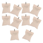 sacs poids rideaux extérieurs gazebo sacs sable tissu carreaux dentelle pinces linge beige violet