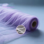 tulle transparent finement tissé beige blanc vert clair decoratif impermeable 160cm large