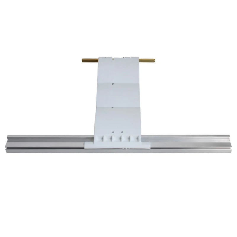 support lampe blanc moderne plat lisse 52mm 250mm aluminium tringle fixe chambre salon