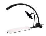 lampe ongles rose moderne interrupteur blanc support smartphone led réglable