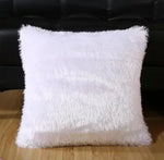 housse coussin velours doux moderne violet rouge vert blanc noir 41x41 cm
