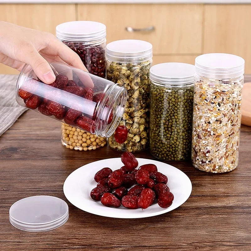 boîtes plastique transparentes qualité alimentaire 250ml 1000ml moderne rangement cuisine