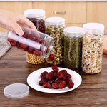 boîtes plastique transparentes qualité alimentaire 250ml 1000ml moderne rangement cuisine