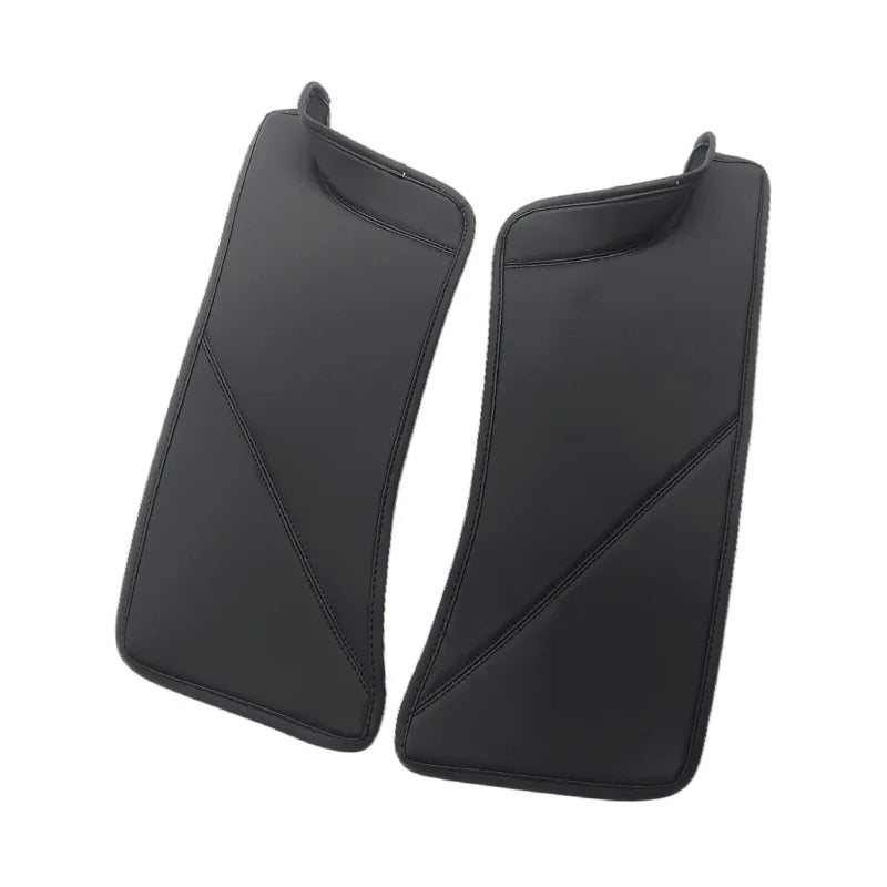 protection seuil porte tesla model cuir fibre carbone anti coup piedintérieur voiture moderne