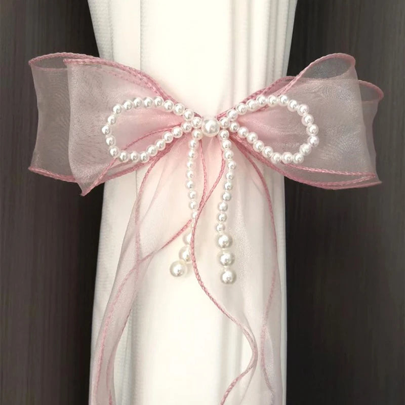 ruban fenêtre blanc organza décoratif adhésif translucide rideau maison salon moderne