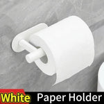 porte papier adhésif moderne noir blanc texture mat salle bains cuisine