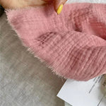 Serviette coton rose pâle rayures fines élégante table restaurant classique absorption'eau
