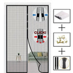 rideau moustiquaire magnétique porte noir maille fine fermeture automatique anti insectes ventilation moderne