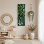 décoration murale panneau végétal herbes naturelles extérieur moderne baby shower accrochable vertes différentes