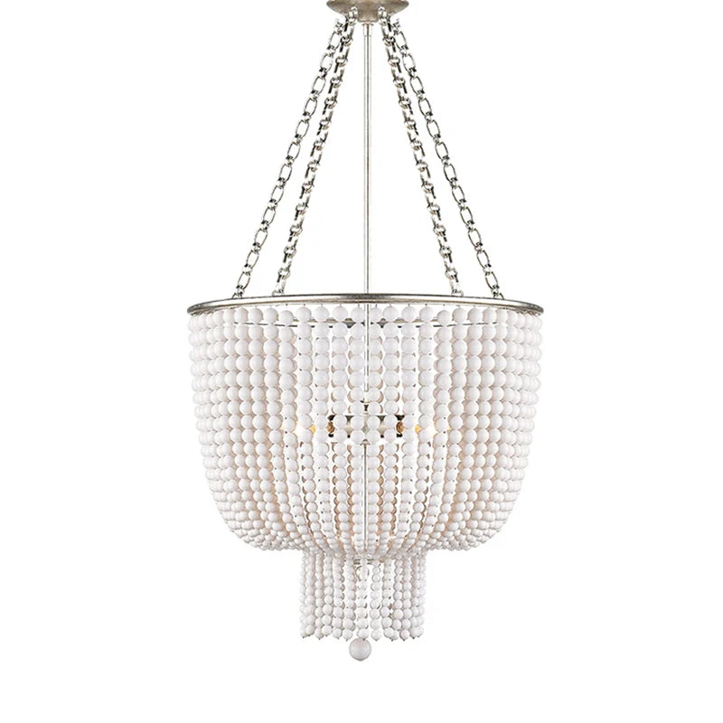 lustre led blanc doré classique suspension chaînes éclairage intérieur classique