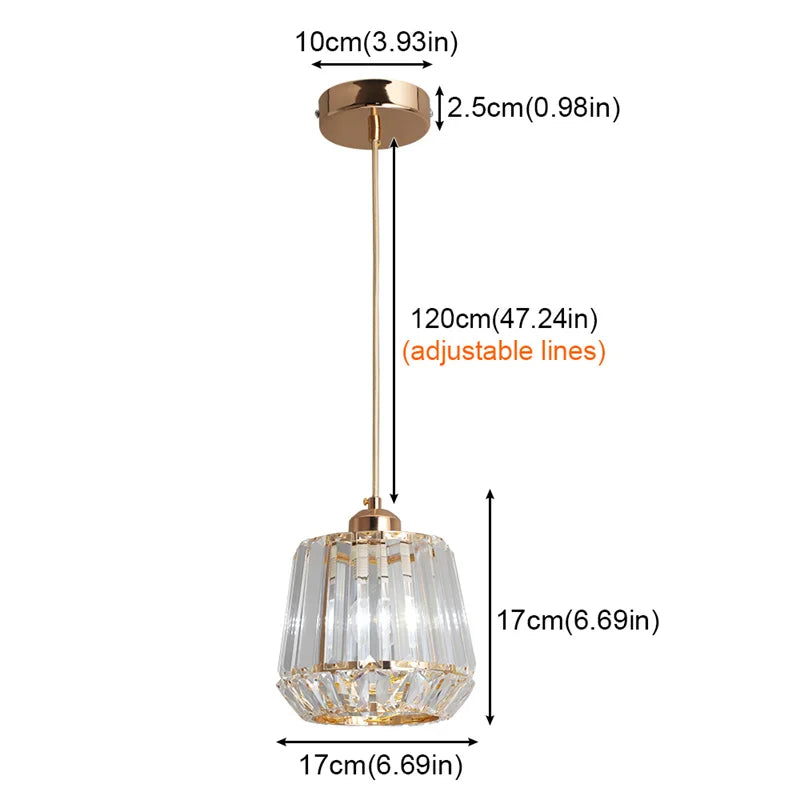 suspension lumineuse moderne cristal cubes acier inoxydable salon salle manger éclairage intérieur
