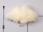 lampe nuage blanc moelleuse éclairage murale moderne enfilade enfant chambre led fixée mur