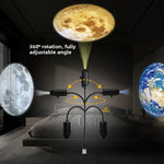 projecteur lumière planètes nébuleuse ciel étoilé saturne terre mars lune solaire venus neutroniodecoration chambre