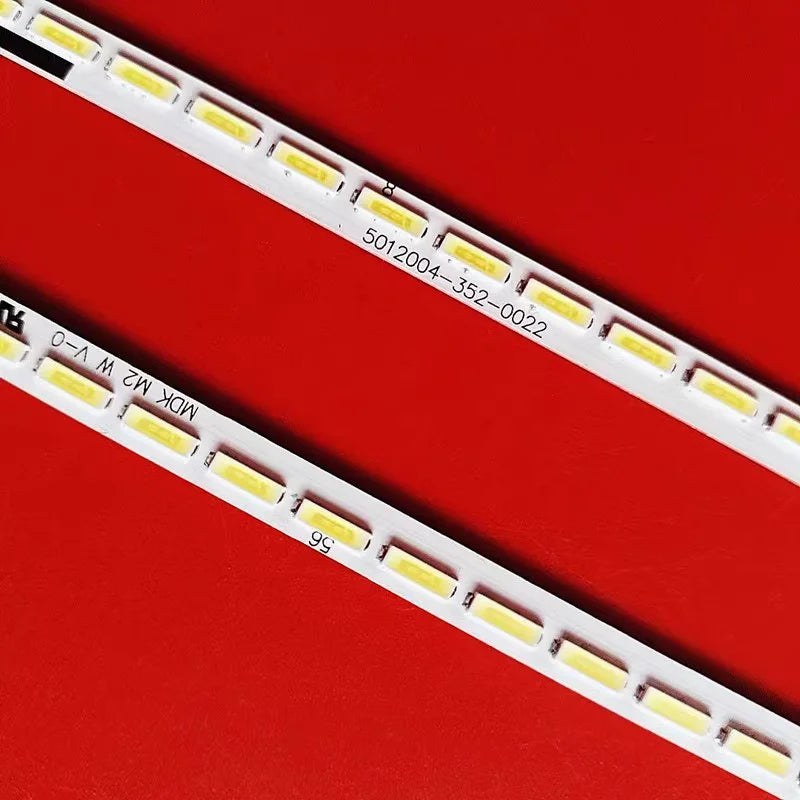 barres lumineuses led 64 diodes blanc jaune 6v 535mm technique industrielle télévision