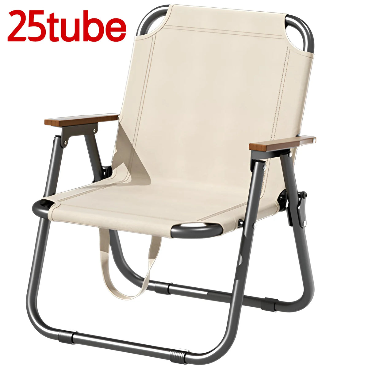 chaise pliable moderne portable beige tissu oxford camping pique nique plage pêche ultra légère