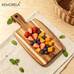 planches découper bois acacia marron grain vertical rustique modernes découpe viandes fromages légumes