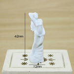 statue déesse résine blanche art antique grec romain miniature jouet collection deco chambre fille