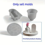 moules silicone céramiques blancs rayures géométriques modernes minimalistes artisanat maison bricolage
