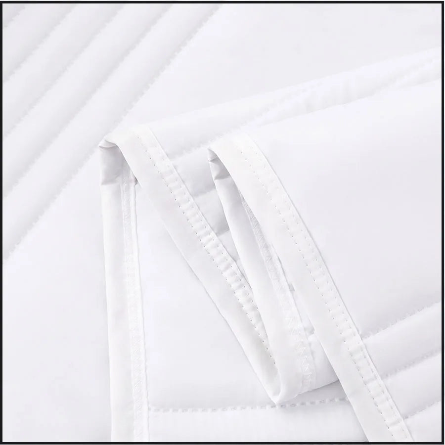 couverture d'été blanche rayures horizontales moderne lit double oreillers tapis