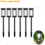 lampes solaires led étanches modernes noires transparentes jardin allée automatiquesurgence
