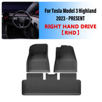 tapis sol voiture noir rayures horizontales moderne imperméable résistant intempéries tpe