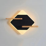 lampe murale moderne minimaliste blanc noir bois clair éclairage chambre salon led 11w warm