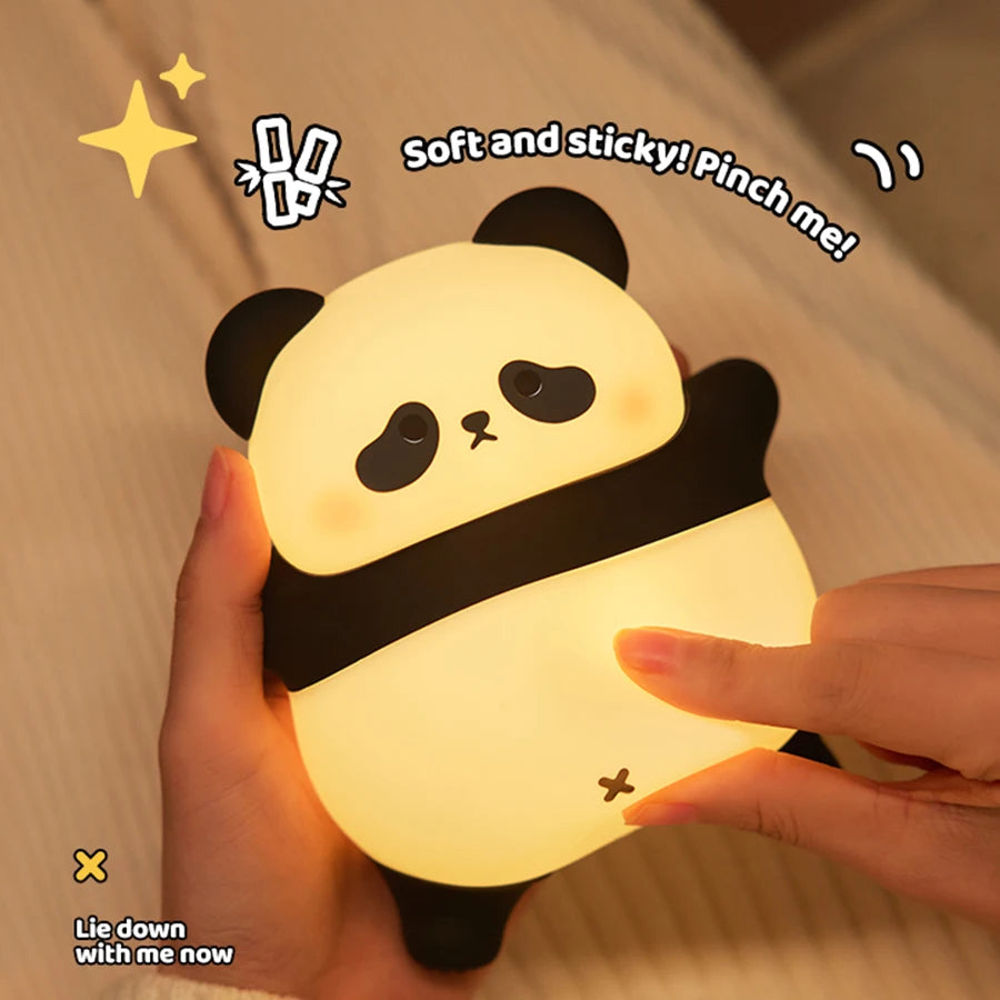 Détail du silicone doux et du design mignon du panda
