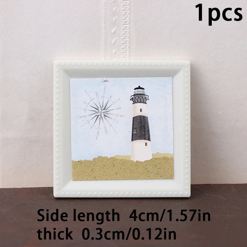 tableaux decoratifs marin rose mer etoile phare rose vents deco plage petits blancs