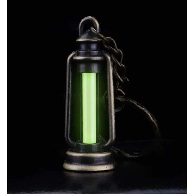 porte clés lumineux bouteille parfum vert fluo moderne anneau chaîne portable suspendre lumière opaque