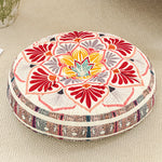 coussin canapé rond antidérapant polyester fleurs motifs géométriques ethnique simple