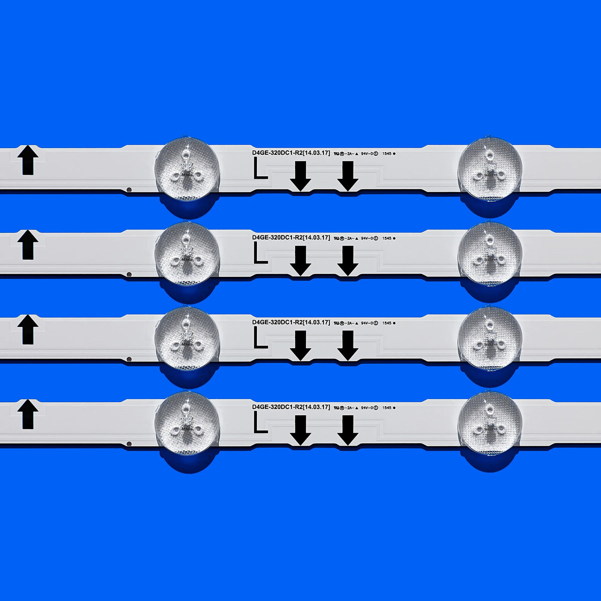 bande lumineuse led connecteur doré plaque fixation blanc moderne télévision