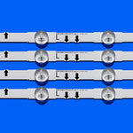 bande lumineuse led connecteur doré plaque fixation blanc moderne télévision