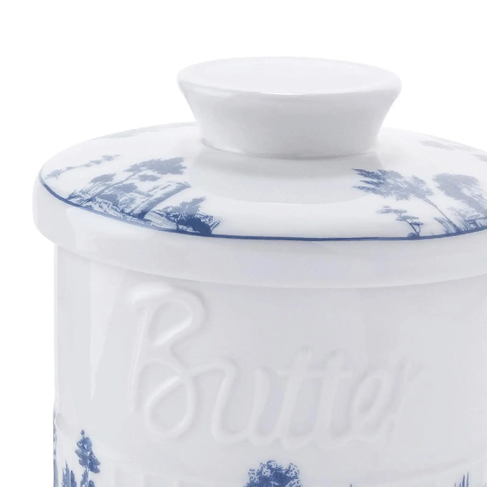 Beurrier utilisé avec du pain et des toasts pour le petit-déjeuner