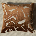 housse coussin géométrique polyester beige marron contemporain opacité 30x50cm 45x45cm décoration maison voiture