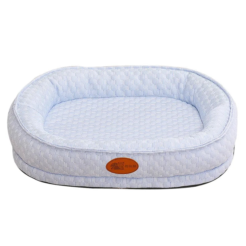 nid animal compagnie coton bleu rose gris plaid confortable moderne refroidissement zipperTailleMXL