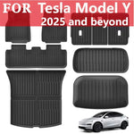 tapis sol tpe noir rayures horizontales clips modernes tesla 2025
