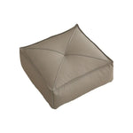 pouf carré moderne simili cuir beige orange vert mousse pe doux anti décubitus minimaliste