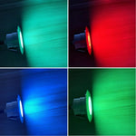 Spot LED jardin étanche IP68 noir argenté moderne câble 12V 24V RGB