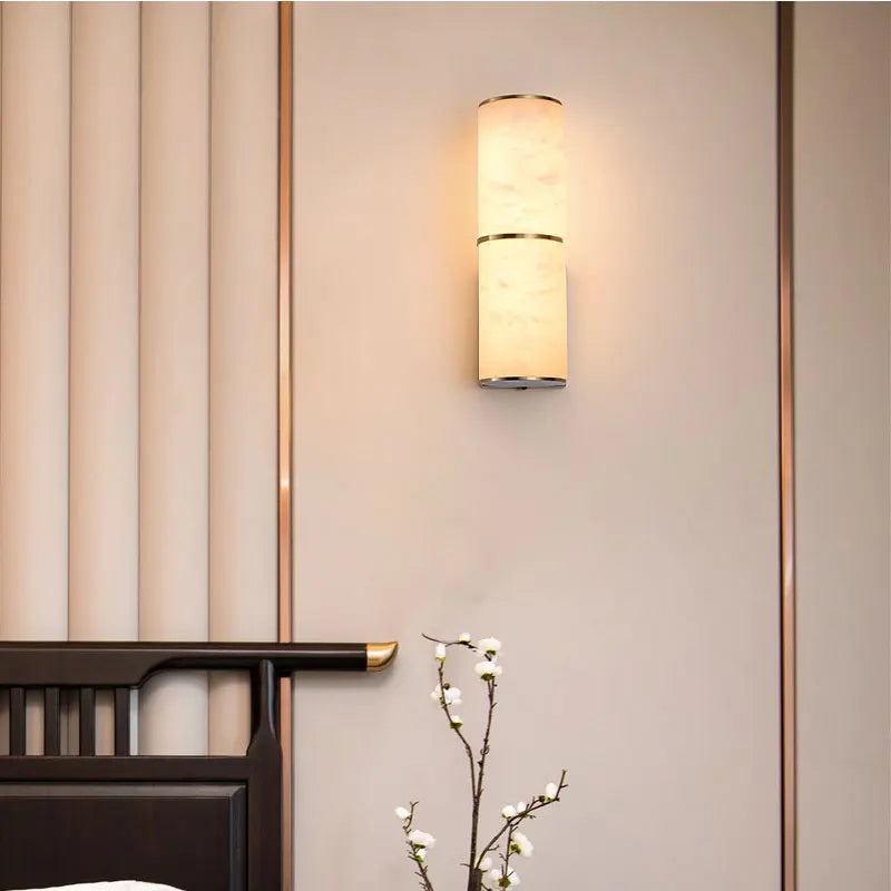 lampe murale moderne marbre blanc doré éclairage cuisine chambre entrée 249lm 260v
