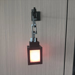 lampe murale décorative moderne led rechargeable télécommande couleurs variées cubique angularité
