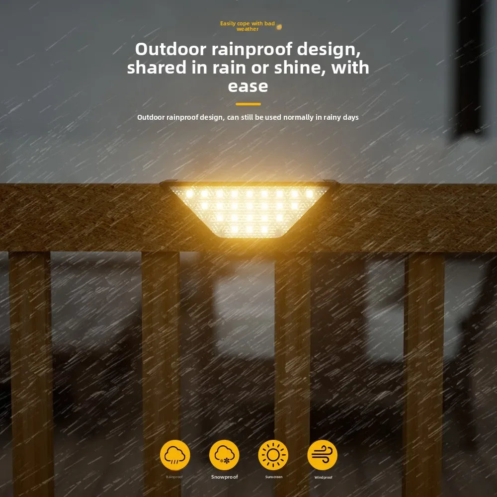 lampe solaire extérieure noire blanche led adhésif double face facile sans câblage 12 heures