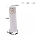 adaptateur ampoule E27 blanc flexible moderne 65mm 95mm 120mm adhésif métal certifié