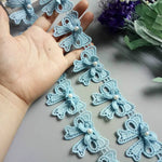 ruban dentelle nœuds mariage patchwork décoration costumes classique coton polyester 4.5cm couleurs transparente élégant