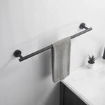 porte serviettes mural acier inoxydable or argent noir lisse moderne fixations vis serviette