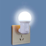 veilleuse led rose violet bleu blanc moderne minimaliste prise électrique chambre bébé lumière douce