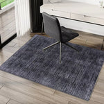 tapis moderne gris noir motif géométrique antidérapant intérieur salon chambre maison décoration