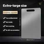 planche découper acier inoxydable rectangle moderne poignée intégrée taille medium large extra large respectueux