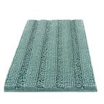 tapis bain antidérapant moderne tissu boules relief beige vert clair gris