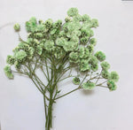 fleurs séchées kit 120 pièces variées blanc bleu orange violet rose rouge vert jaune