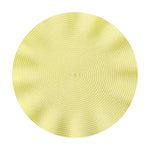 placemats ronds tissu rayures concentriques moderne rose doré rouge gris beige orange festive